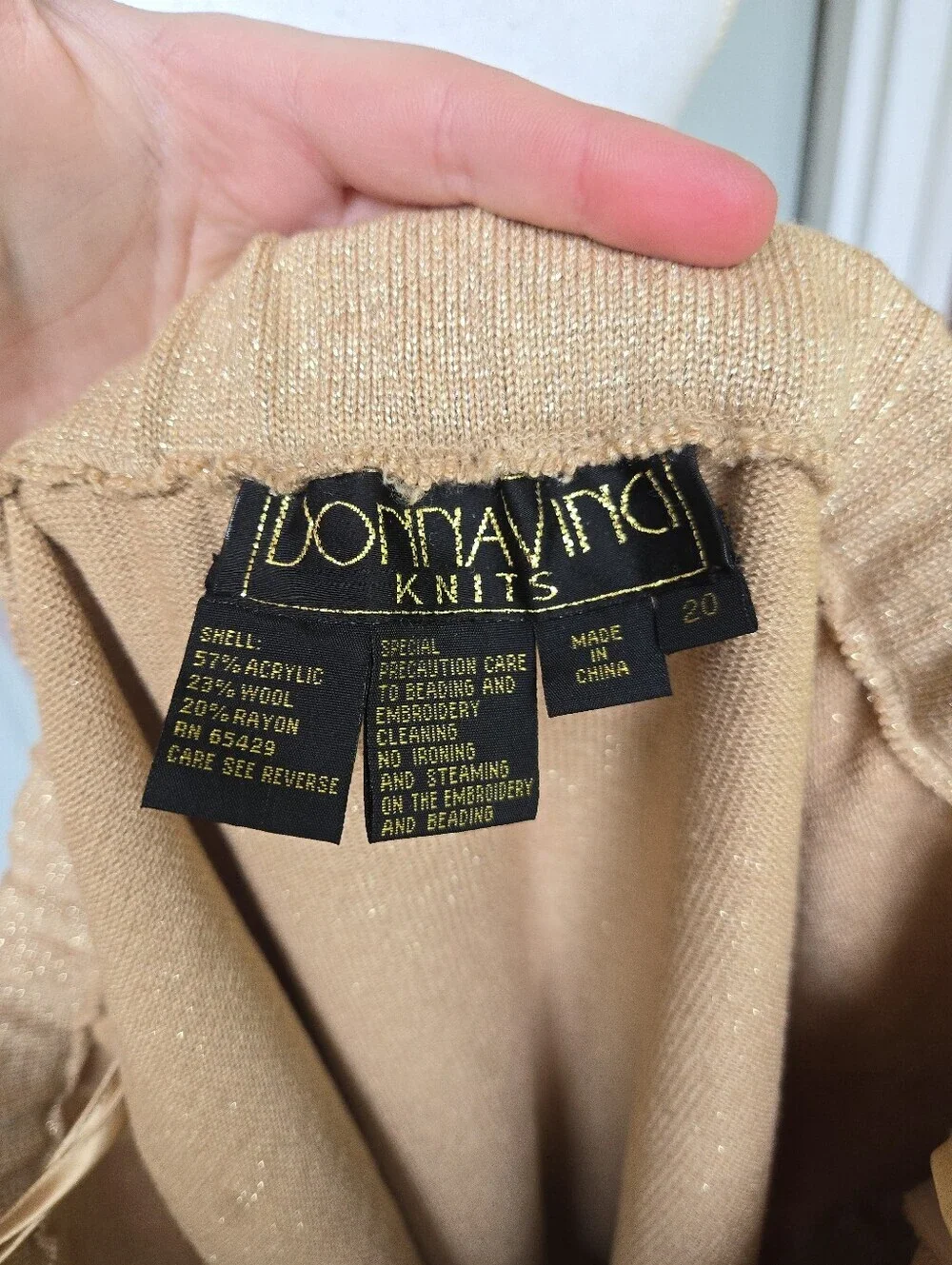 DonnaVinci Knit Skirt Set Church Suit